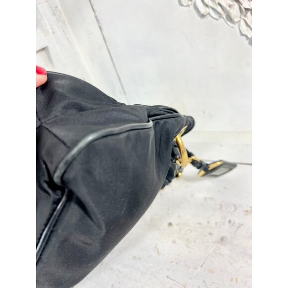 Prada Milano Tessuto Adjustable Single Strap Shoulder Handbag Black - Picture 10 of 16